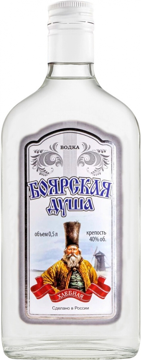 Водка "Боярская Душа" Хлебная,  0.5 л: Фото 1