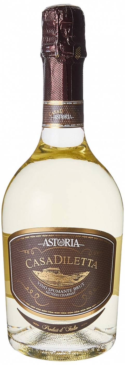 Игристое вино Astoria, "Casa Diletta" Spumante Brut, 2023: Фото 1