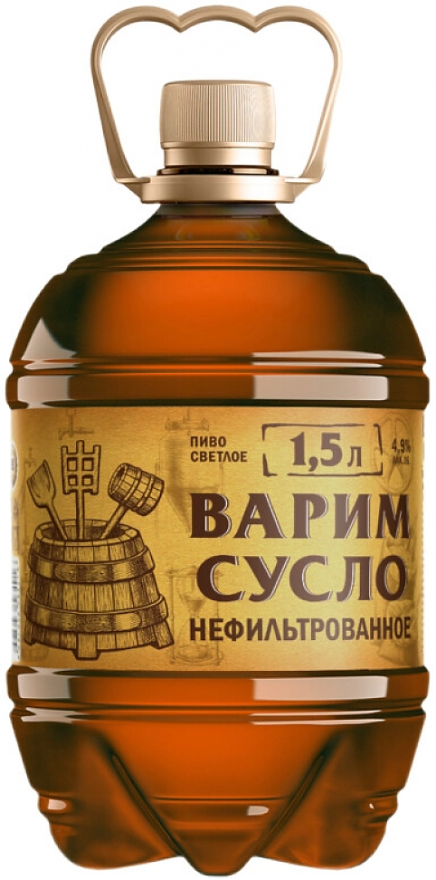 Пиво "Варим Сусло", в пластиковой бутылке,  1.5 л: Фото 1