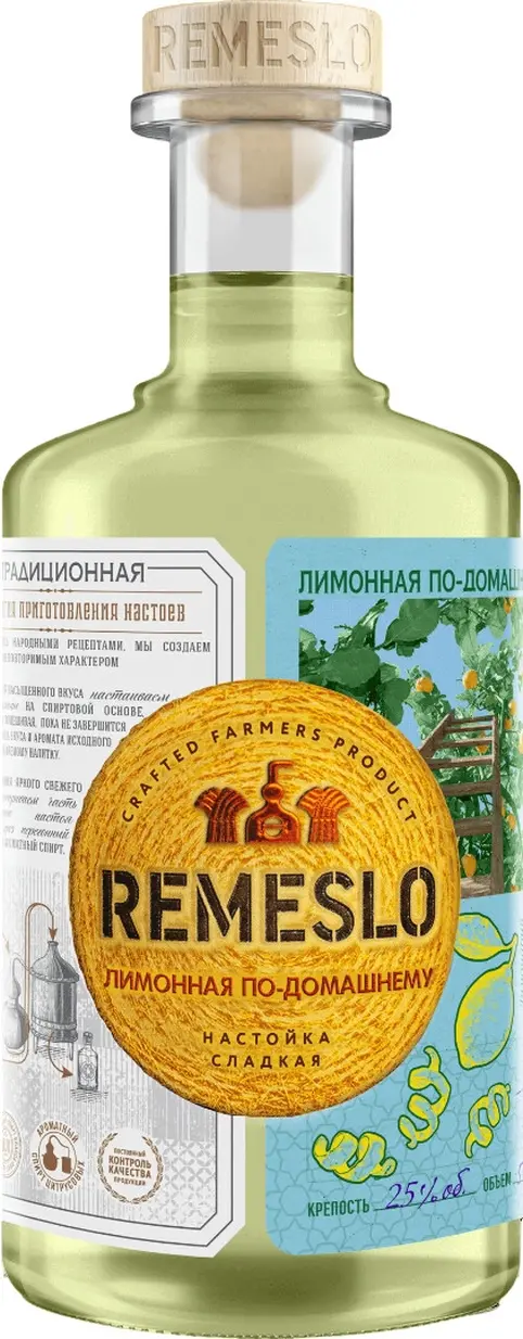 Ликер "Remeslo" Limonnaya Po-Domashnemu,  0.5 л: Фото 1