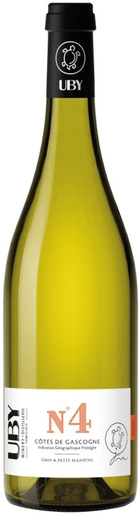 Вино \"Uby\" №4 Gros &amp; Petit Manseng, Cotes de Gascogne IGP: Фото 1
