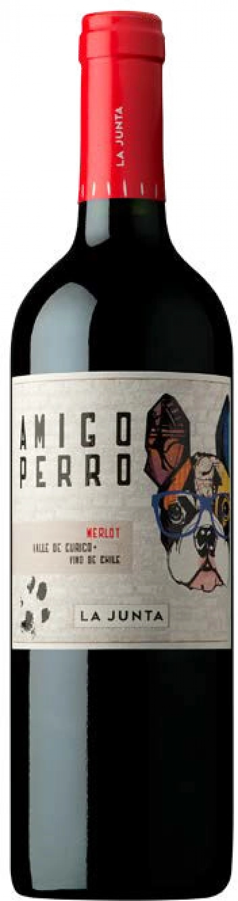 Вино "Amigo Perro" Merlot, Curico Valley DO, 2024: Фото 1