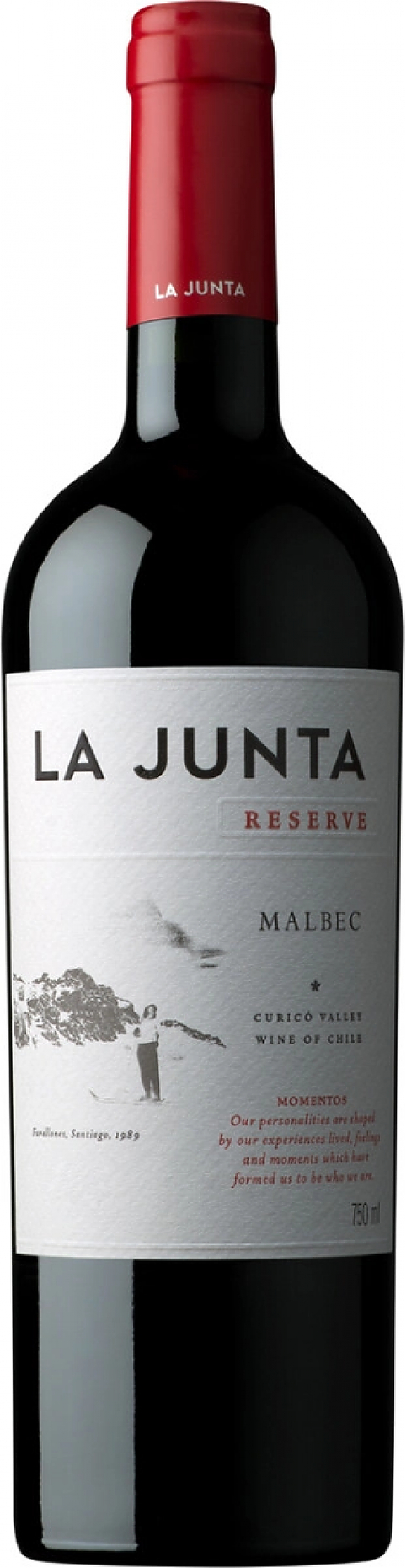 Вино La Junta, "Momentos" Reserve Malbec, Curico Valley DO, 2023: Фото 1