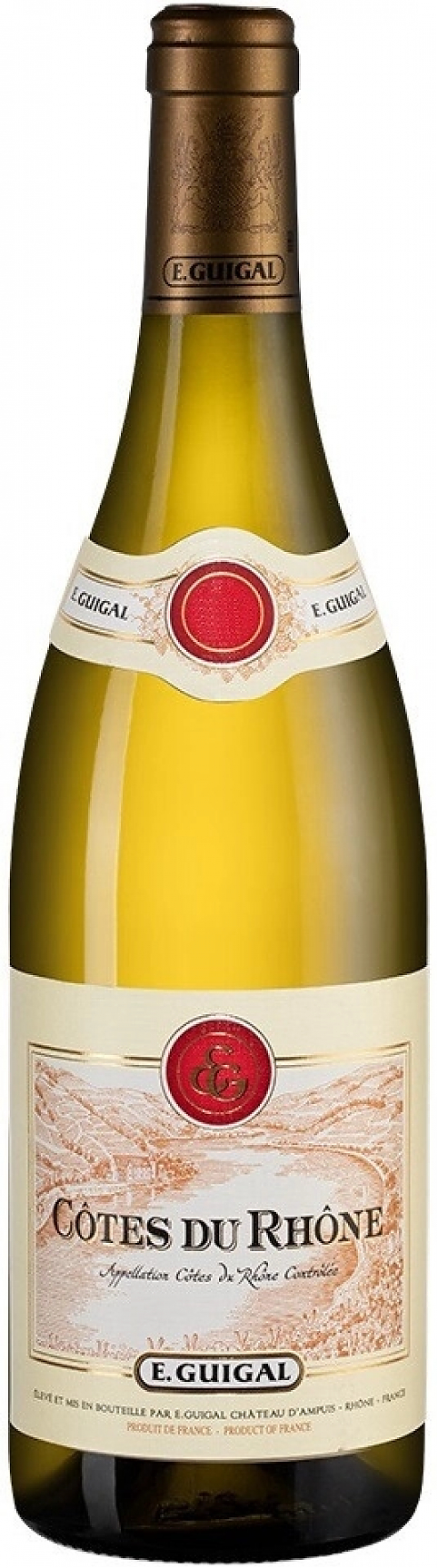 Вино E. Guigal, Cotes du Rhone AOC Blanc, 2024: Фото 1