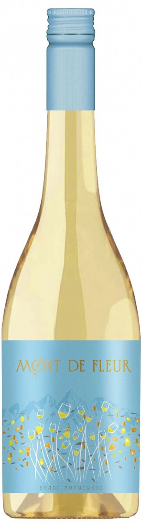 Вино "Mont de Fleur" White Semi-Dry: Фото 1