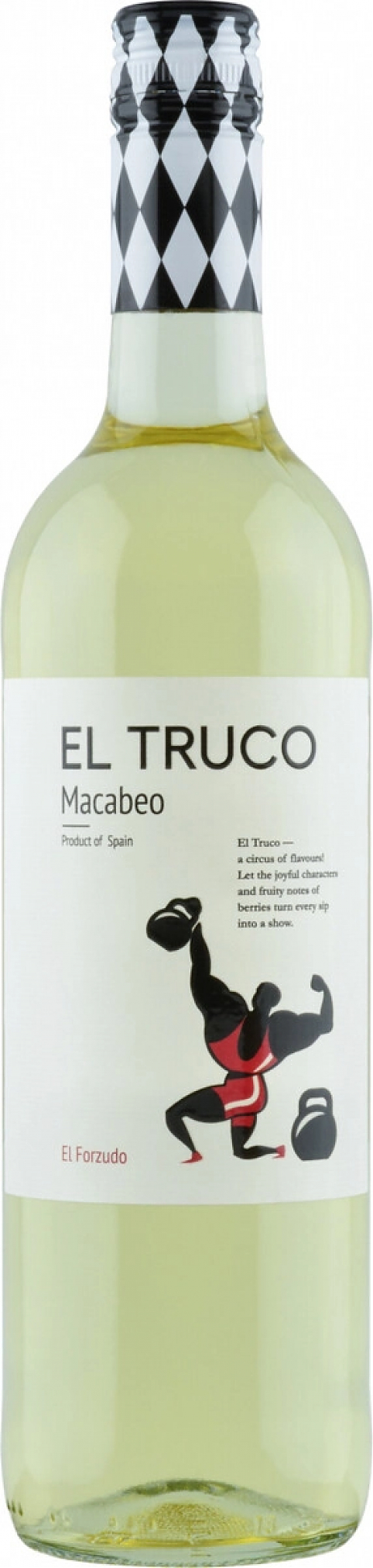 Вино El Truco, "El Forzudo" Macabeo, 2025: Фото 1