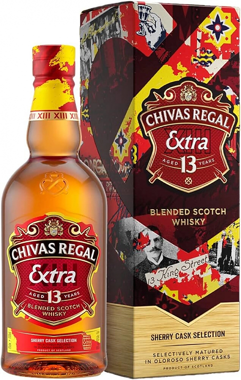 Виски "Chivas Regal" Extra 13 Years Old Oloroso Sherry Casks, gift box,  0.75 л: Фото 1