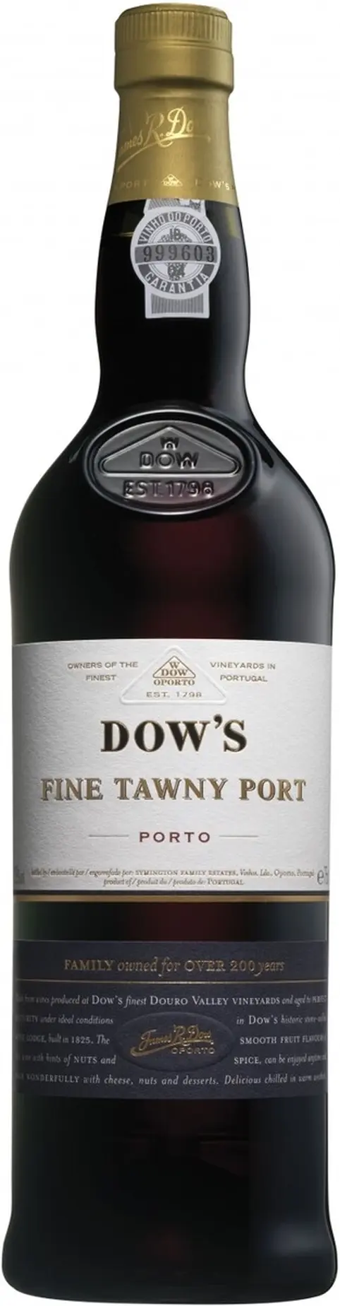 Портвейн Dow's, Fine Tawny Port: Фото 1