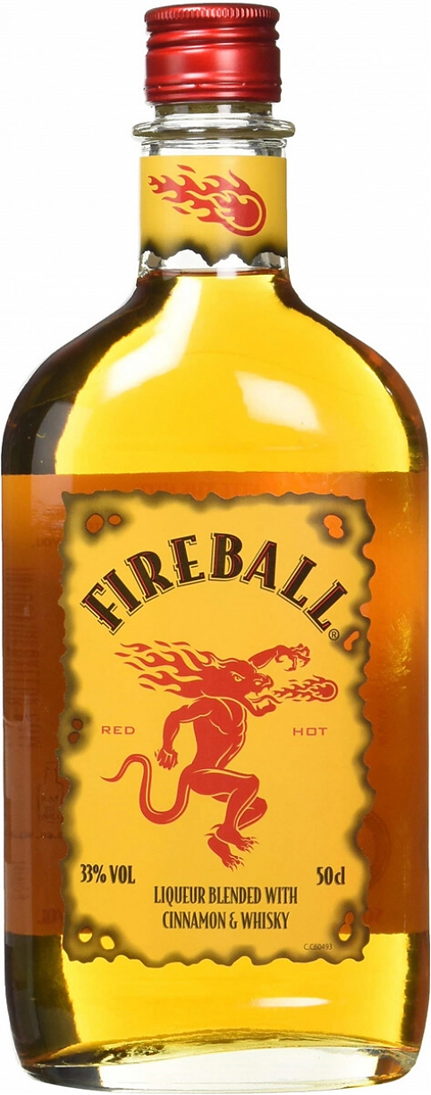 Виски Sazerac, "Fireball" Cinnamon Whisky,  0.5 л: Фото 1