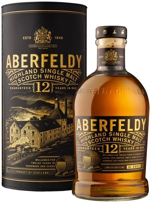 Виски "Aberfeldy" 12 Years Old, in tube,  0.7 л: Фото 1