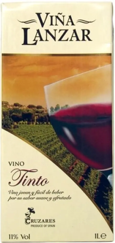 Вино "Vina Lanzar" Tinto VDT,  1 л: Фото 1