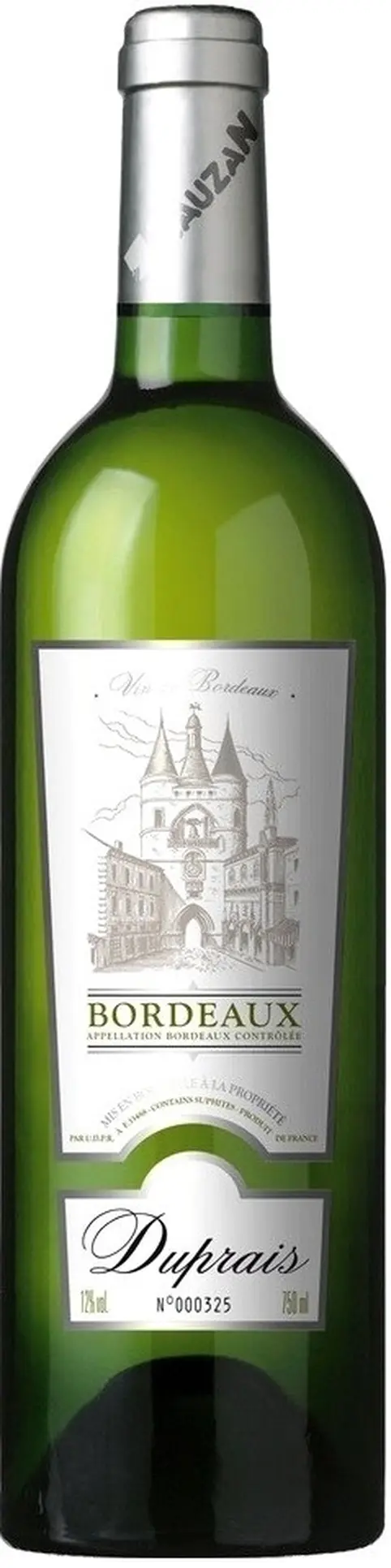 Вино "Duprais" Blanc Dry, Bordeaux AOC: Фото 1