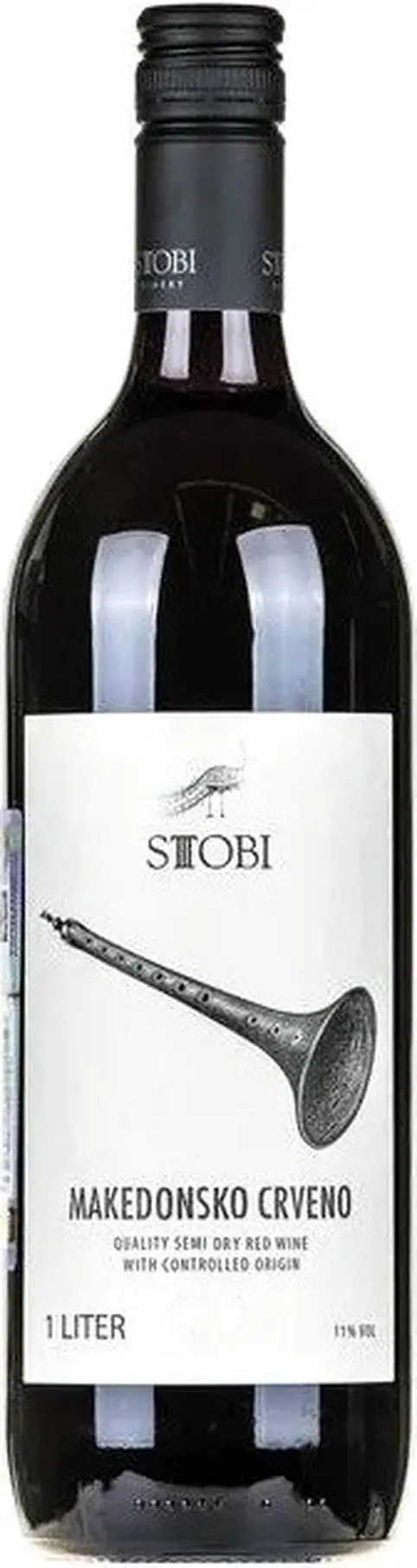 Вино Stobi, Makedonsko Crveno,  1 л: Фото 1