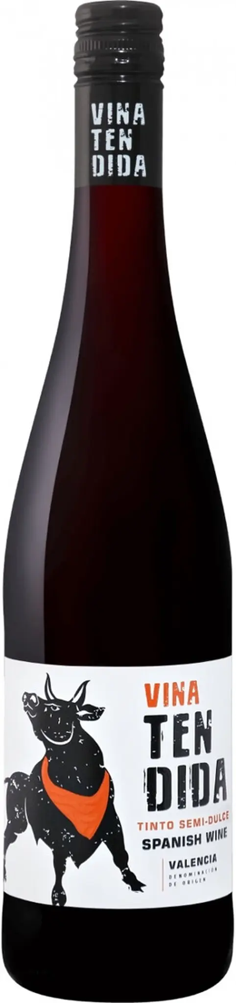 Вино "Vina Tendida" Red Semi-Sweet, Valencia DO: Фото 1