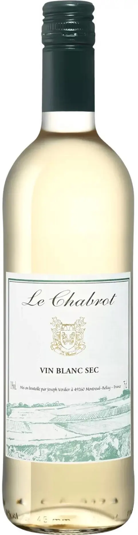 Вино Joseph Verdier, "Le Chabrot" Blanc Sec: Фото 1