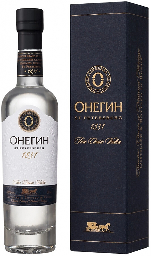 Водка "Онегин", в подарочной коробке,  0.7 л: Фото 1