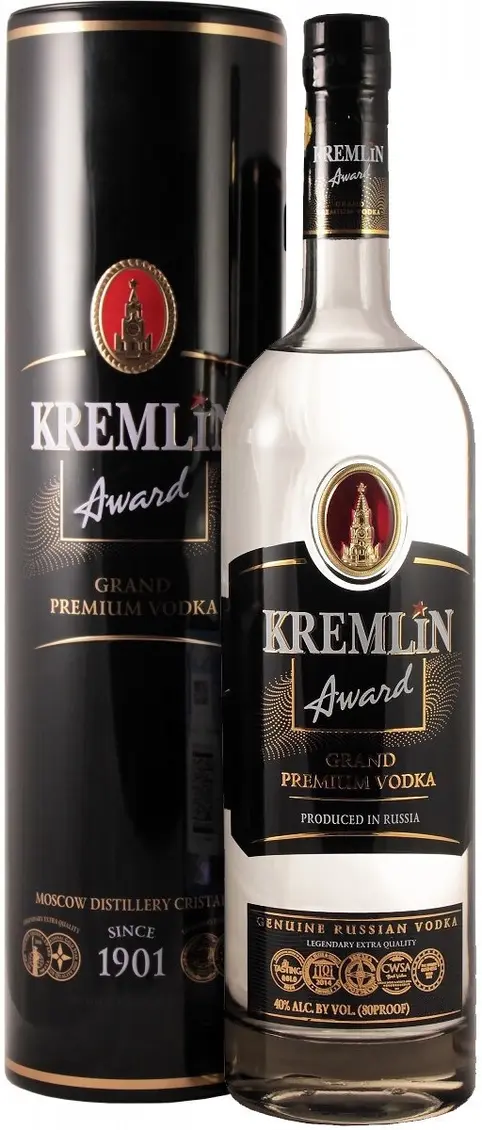 Водка \"Kremlin Award\", metal tube,  0.7 л: Фото 1
