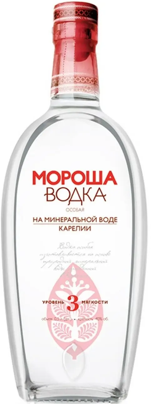 Водка "Мороша" Уровень мягкости №3,  0.5 л: Фото 1
