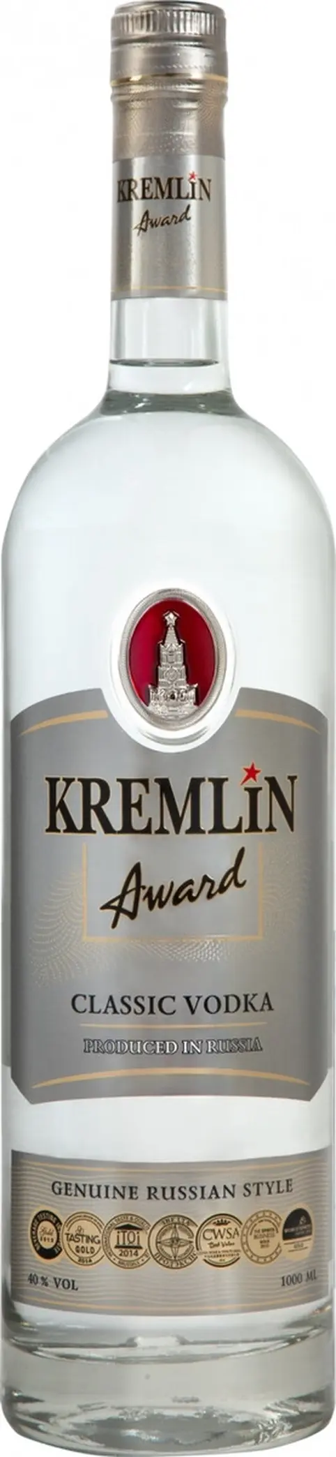 Водка "Kremlin Award" Classic,  1 л: Фото 1