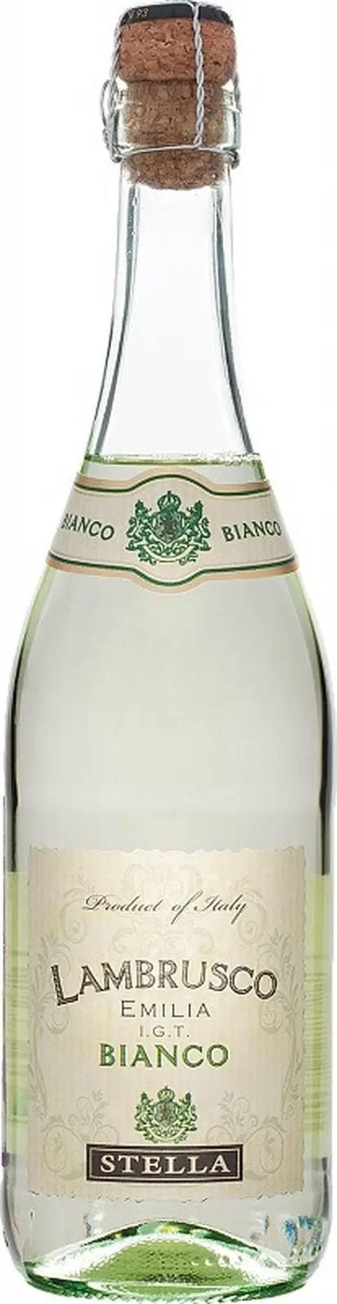Игристое вино "Stella" Bianco, Lambrusco dell'Emilia IGT: Фото 1