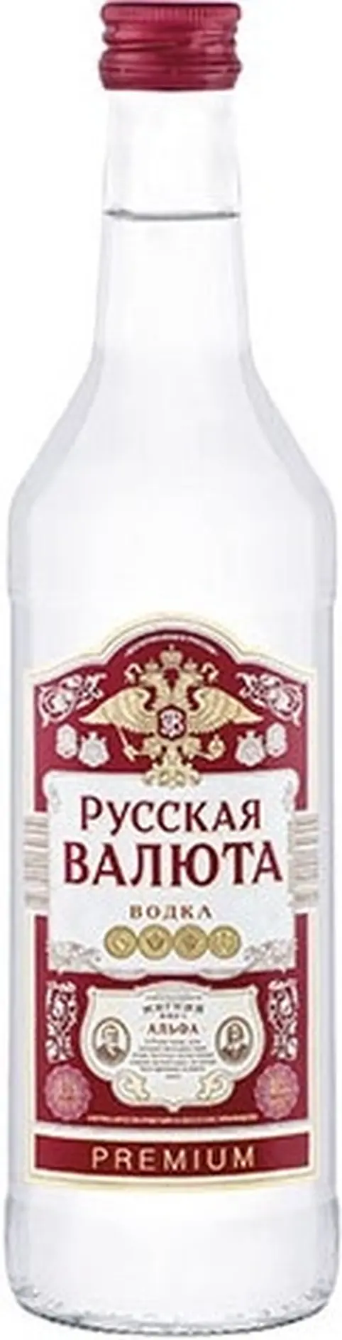 Водка "Русская Валюта" Премиум,  0.5 л: Фото 1