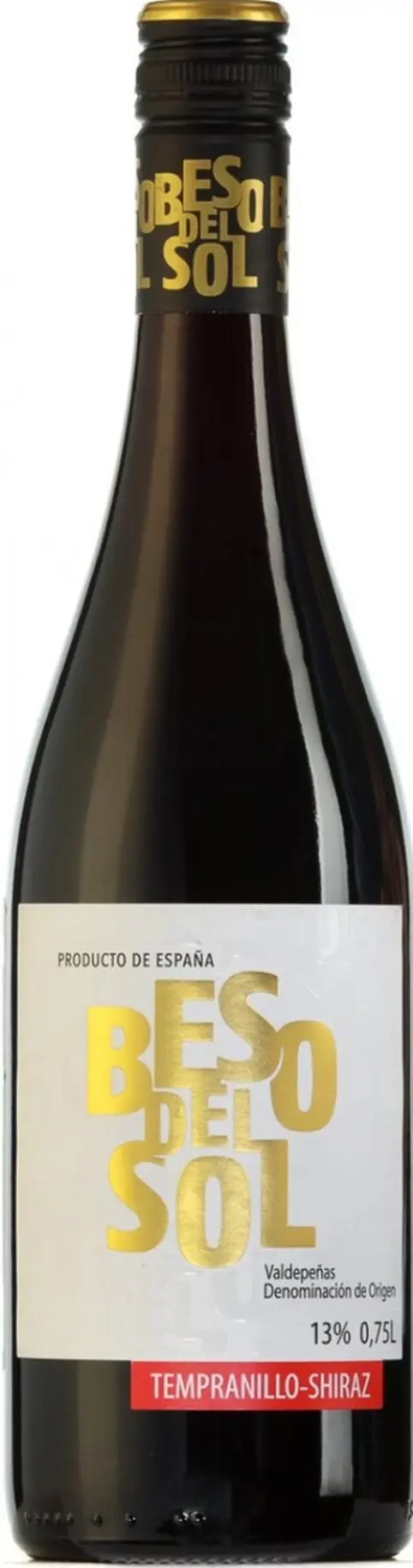 Вино "Beso del Sol" Tempranillo-Shiraz, Valdepenas DO: Фото 1