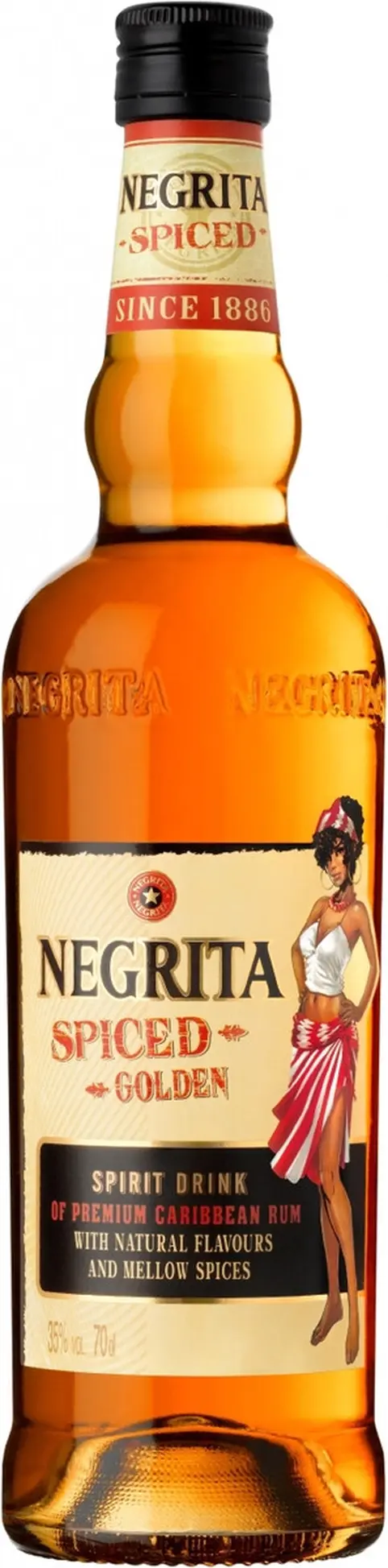 Ром Bardinet, "Negrita" Spiced Golden,  0.7 л: Фото 1