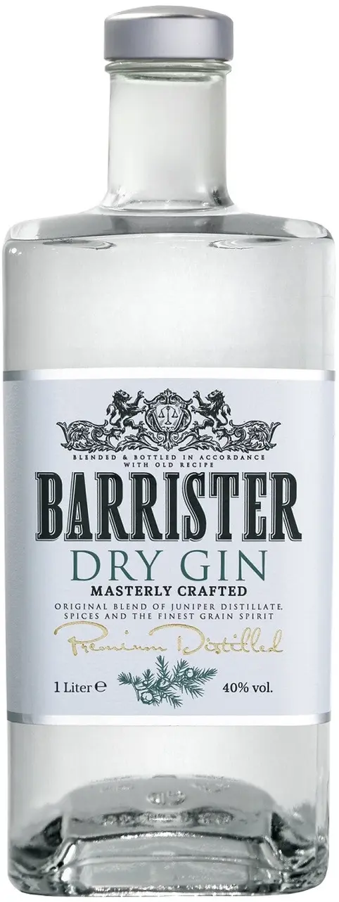 Джин "Barrister" Dry Gin,  1 л: Фото 1