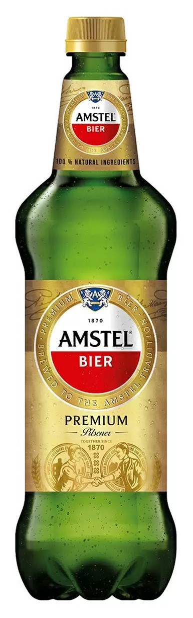 Пиво "Amstel" Premium Pilsener, ПЭТ, 1.25 л