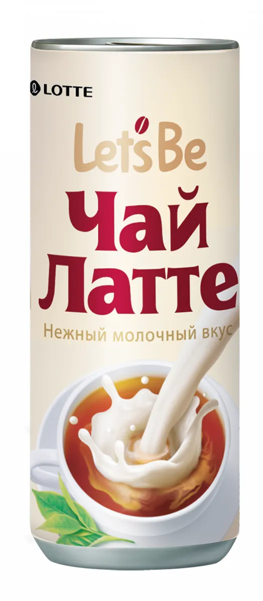 Напиток чайный Lotte "Ceylon Tea Latte", 240 мл