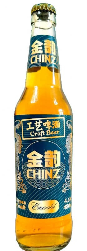 Пиво "Chinz" Светлое, 0.48 л