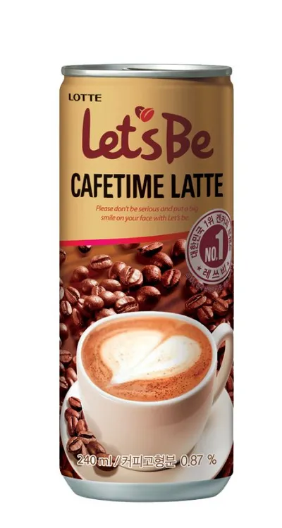 Кофейный напиток "Let's be Cafetime" Latte 240 мл.