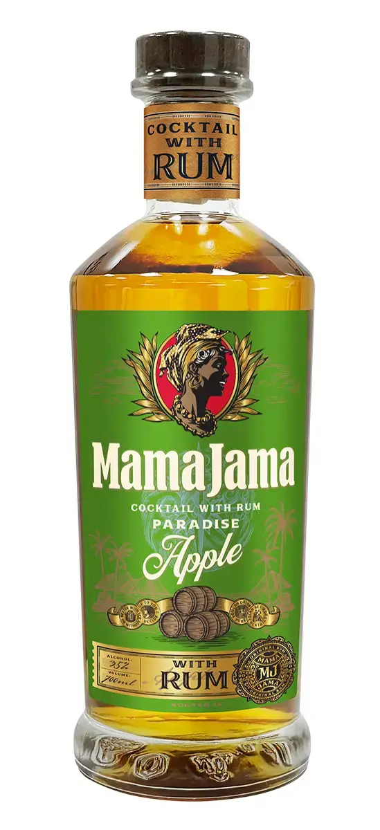 Напиток ромовый "Mama Jama Paradise Apple" 0.7 л