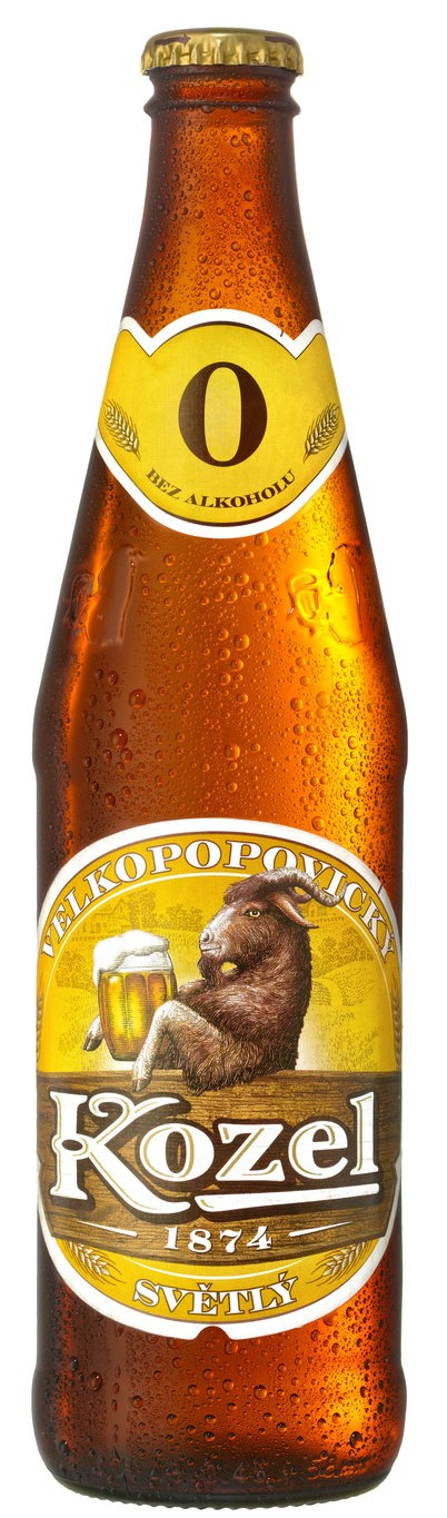 Пиво "Велкопоповицкий Козел" Светлое Безалкогольное, 0.45 л