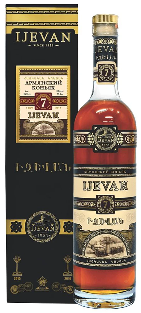 Коньяк "Ijevan" 7 years, gift box, 0.5 л