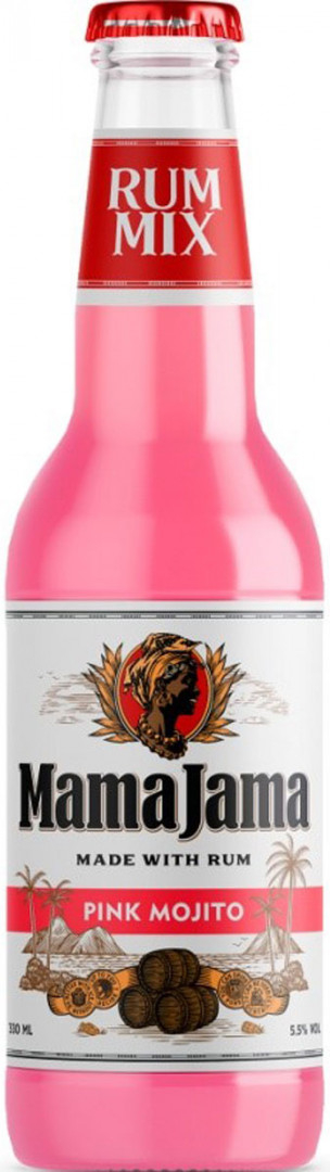 Напиток слабоалкогольный "Mama Jama" Pink Mojito, 0.33 л