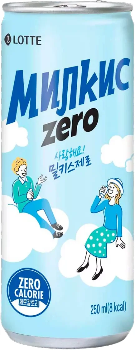 Напиток газированный "Lotte Milkis" Zero, 250 мл