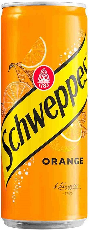Напиток "Schweppes" Orange (Vietnam), 320 мл