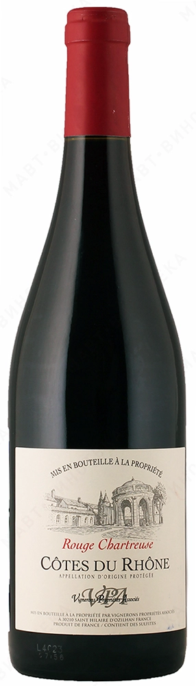 Вино  "Chartreuse" Rouge Cotes du Rhone