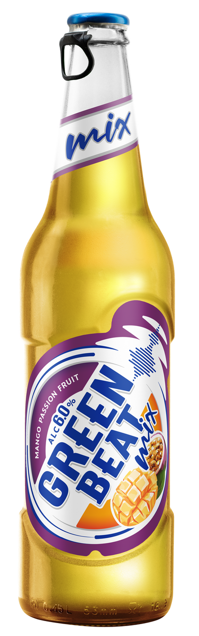 Пиво "GreenBeat MIX" Mango Passion fruit, 0.45 л