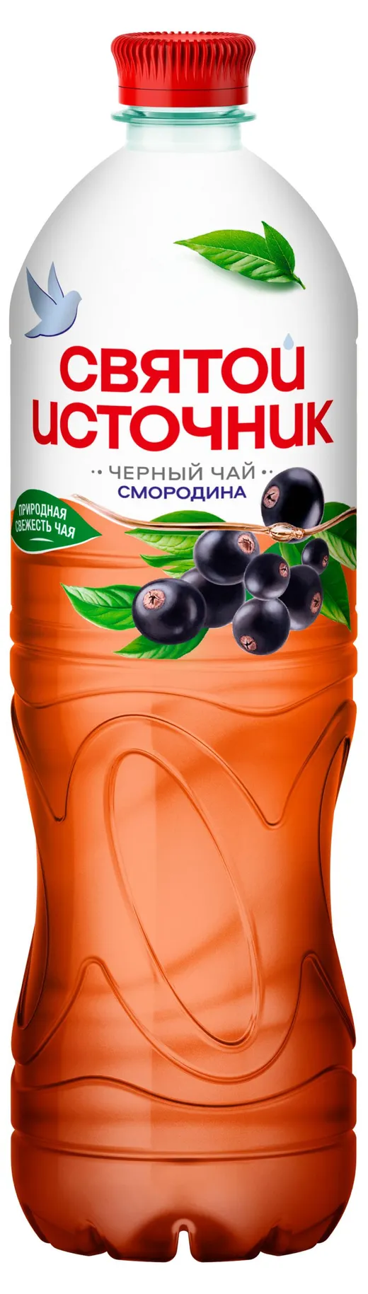 Чай "Святой Источник", Черный, Черная Смородина, 1л