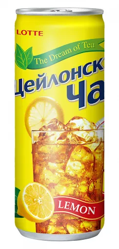 Напиток чайный Lotte "Ceylon Tea" Lemon, 240 мл