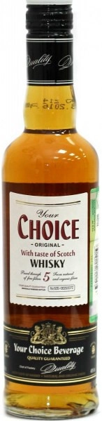 Висковый напиток "Your Choice" 5, With taste of Scotch Whisky,  0.7 л