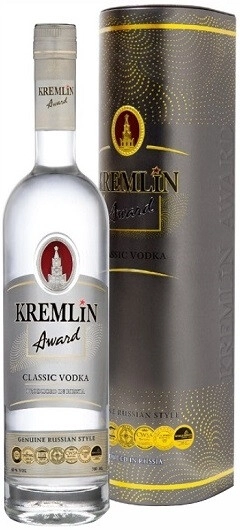 Водка "Kremlin Award" Classic, metal tube,  0.7 л