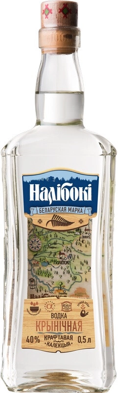 Водка "Налибоки" Родниковая (Крынічная),  0.5 л