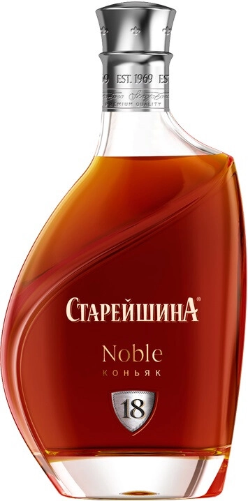 Коньяк "Старейшина" Нобл 18-летний,  0.5 л