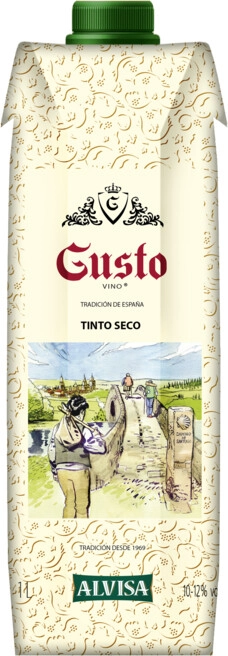 Вино Alvisa, "Gusto" Tinto Seco,  1 л