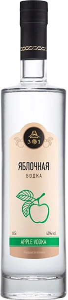 Водка А301, Яблочная,  0.5 л