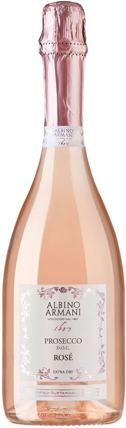 Игристое вино Albino Armani, Rose Extra Dry Prosecco DOC