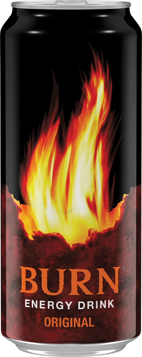 Энергетический напиток "Burn" Original Energy Drink, in can,  0.449 л